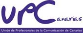 Logo de la Unión de Profesionales de la Comunicación de Canarias logoupcc.jpg