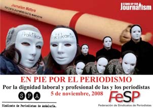 Cartel de las movilizaciones que ha realizado hoy el SPA en toda Andalucía cartel_5n_08