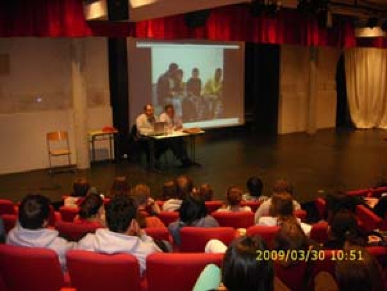 Momento de la intervención de los motrileños del SPA