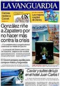 Periódico La Vanguardia