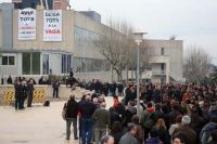 Imagen del éxito de la huelga