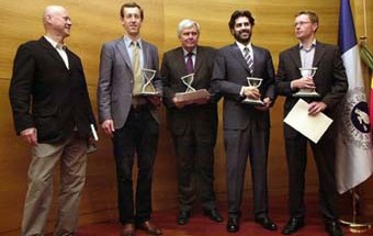 Imagen de la entrega de premios