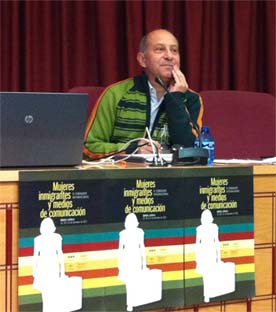 Francisco Terrón durante la segunda jornada del Seminario