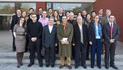 Imagen de la reunión de decanos de hoy