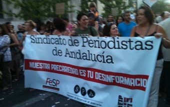 Participación del SPA en la concentración de ayer en Granada