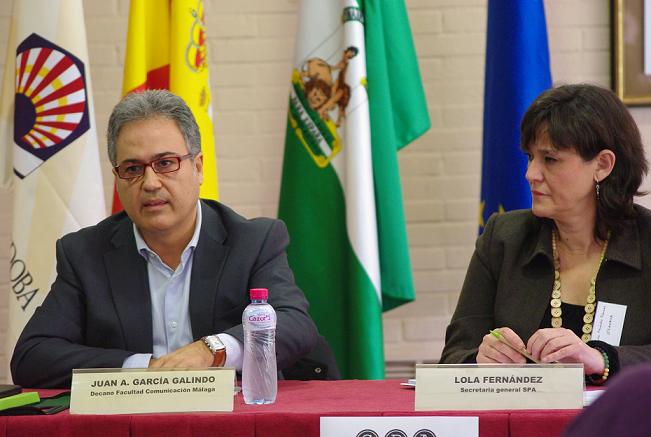 García Galindo y Lola Fernández