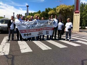 Protesta en Sevilla