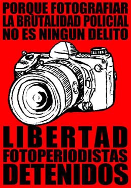 Fotoperiodistas detenidos