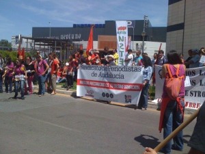 El SPA participa en la manifestación del 1 de mayo en Granada