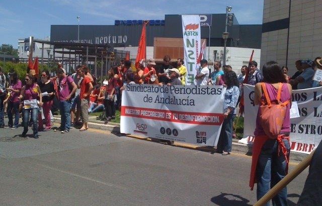 El SPA participa en la manifestación del 1 de mayo en Granada