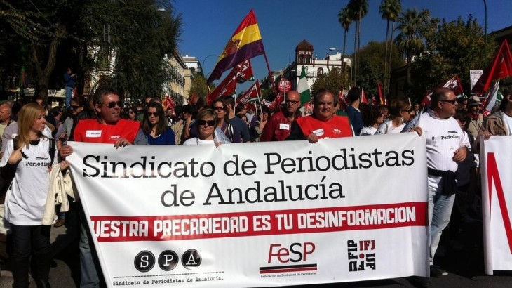 El SPA participa en la manifestación del 1 de mayo en Sevilla