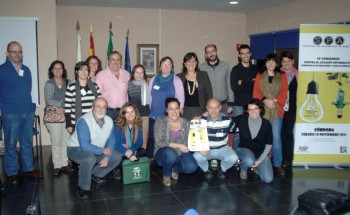 Miembros de la ejecutiva y responsables provinciales en el IV Congreso del SPA