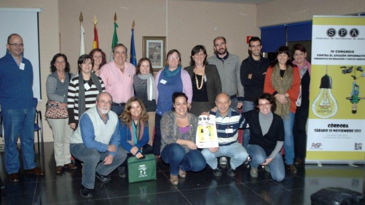 Miembros de la ejecutiva y responsables provinciales en el IV Congreso del SPA