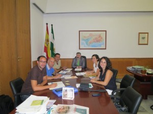 Representantes del SPA en la reunión del Foro Andaluz de la Comunicación