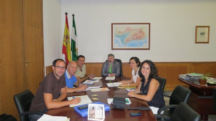 Representantes del SPA en la reunión del Foro Andaluz de la Comunicación