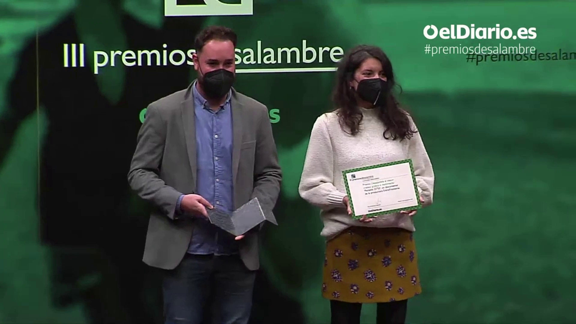 Lucía Muñoz y Sergio Rodrigo reivindican el periodismo de investigación en la entrega de los premios Desalambre