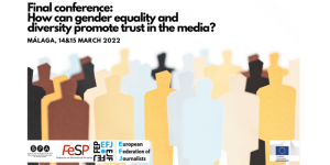 Conferencia iguadad de género y diversidad en los medios