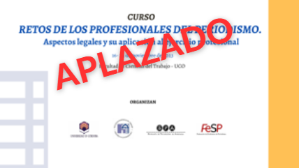 La Universidad de Córdoba y el Sindicato de Periodistas de Andalucía aplazan el primer curso sobre Periodismo y Derecho