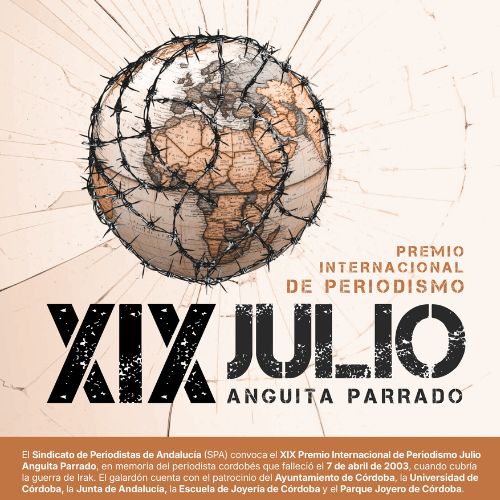 El Sindicato de Periodistas de Andalucía convoca el XIX Premio Internacional de Periodismo Julio Anguita Parrado