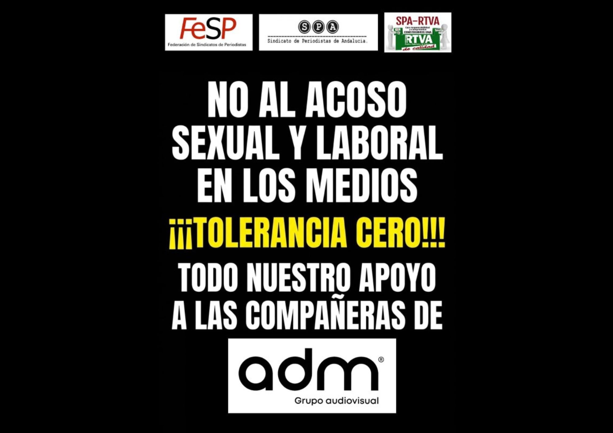 CONVOCATORIA SEVILLA| Concentración en solidaridad con la compañera que ha denunicado abusos en ADM y contra la precariedad que propicia estos casos en los medios de comunicación